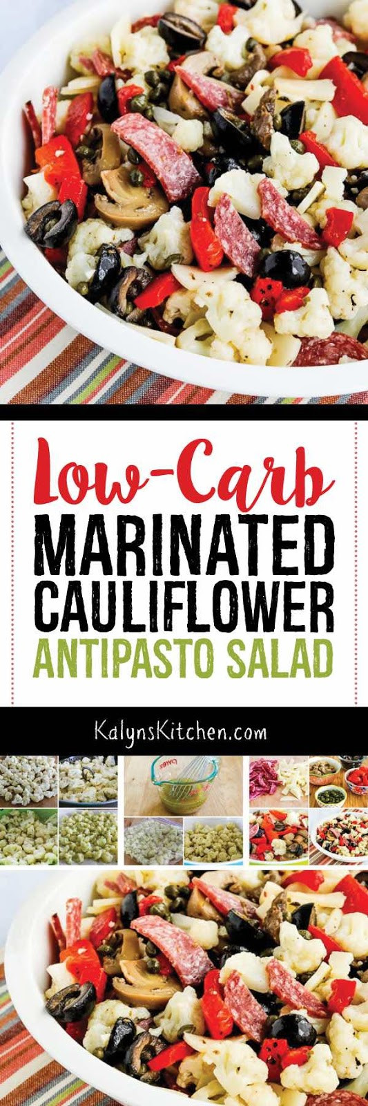 Low Carb Marinades
 Low Carb Marinated Cauliflower Antipasto Salad Kalyn s