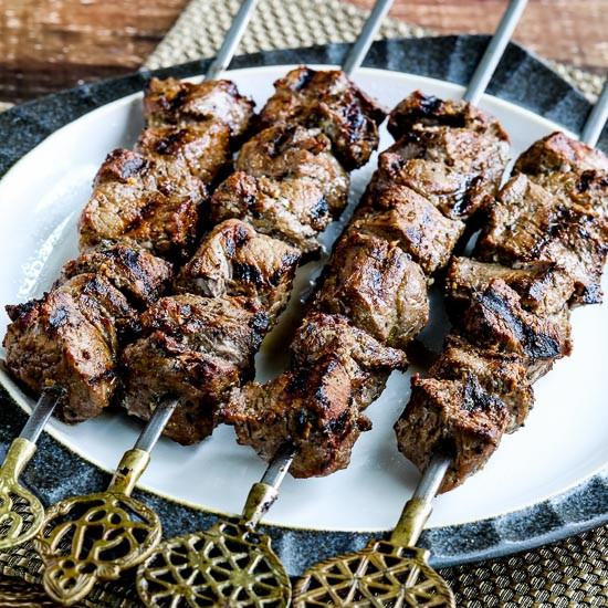 Low Carb Marinades
 Kalyn s Kitchen Low Carb Marinated Beef Kabobs