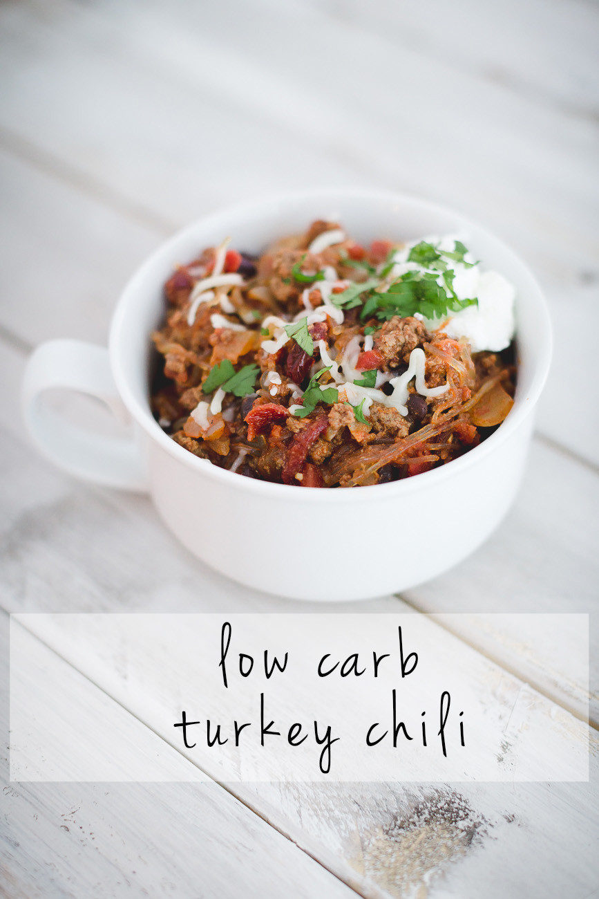 Low Carb Meals With Ground Turkey
 Low Carb Turkey Chili Recipe