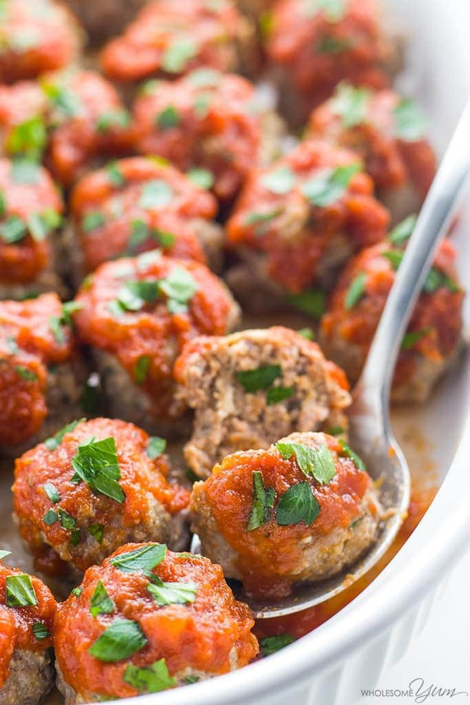 Low Carb Meatball Recipes
 Low Carb Meatballs Recipe Italian Style Keto Gluten