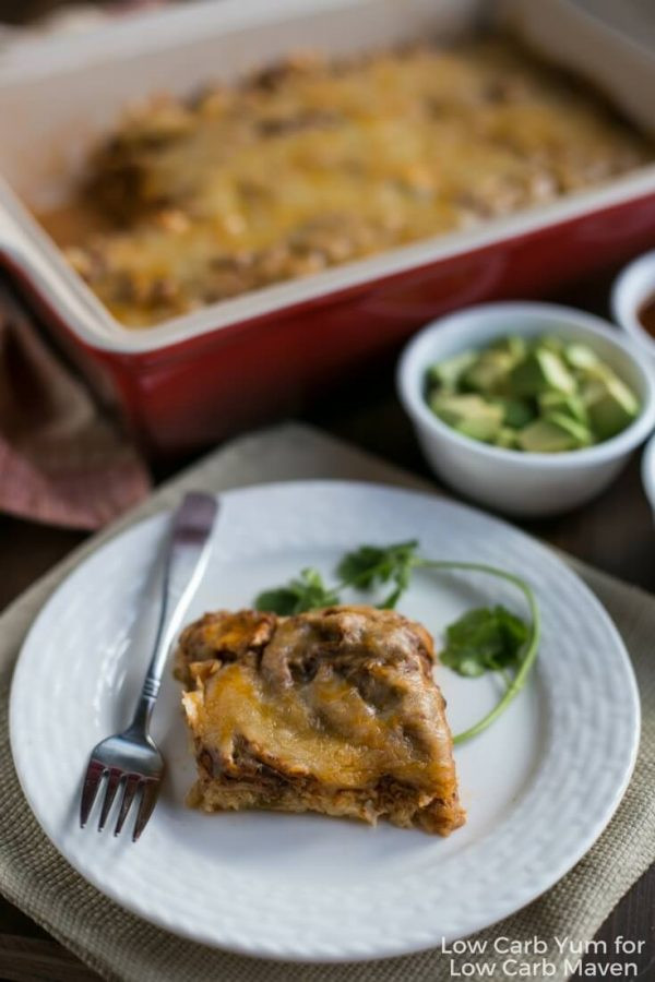 Low Carb Mexican Chicken Casserole
 Low Carb Mexican Chicken Casserole