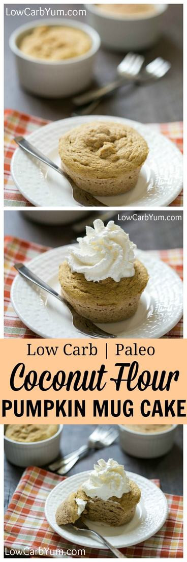 Low Carb Mug Cake Almond Flour
 Coconut Flour Paleo Pumpkin Mug Cake Gluten Free