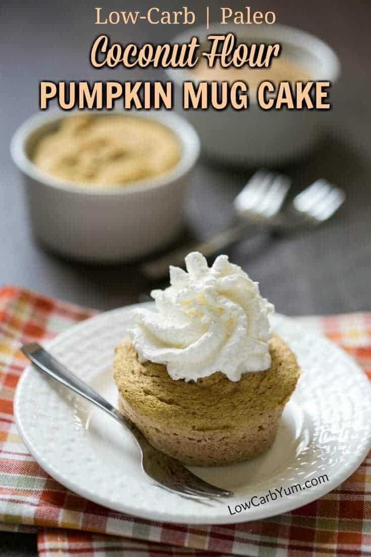 Low Carb Mug Cake Coconut Flour
 Coconut Flour Paleo Pumpkin Mug Cake Gluten Free