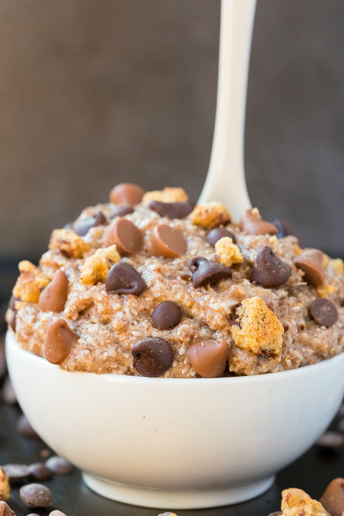 Low Carb Oats
 Healthy Low Carb Keto Chocolate Chip Cookie Dough Oatmeal