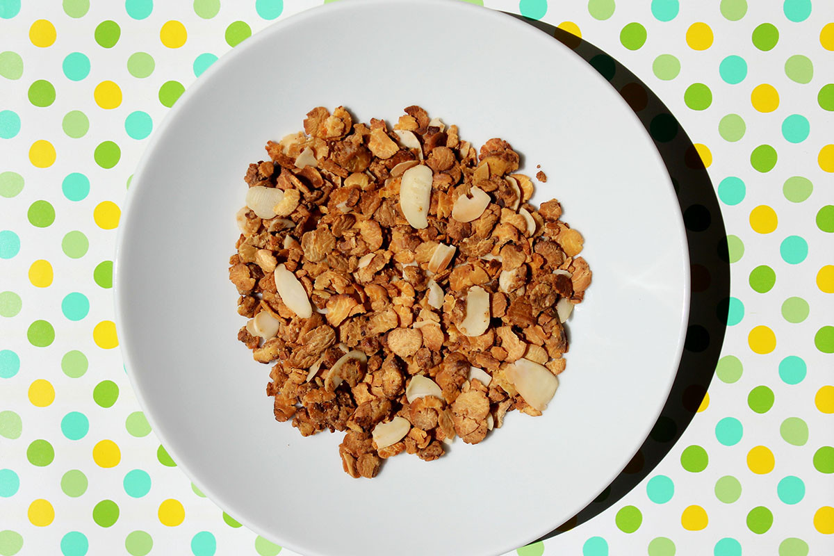 Low Carb Oats
 Rezept Low Carb Mandel Granola