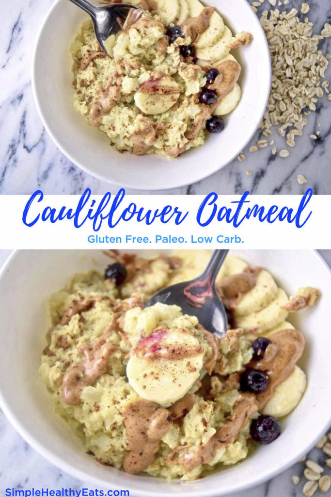 Low Carb Oats
 Healthy Oatmeal Low Carb Cauliflower Oats Simple