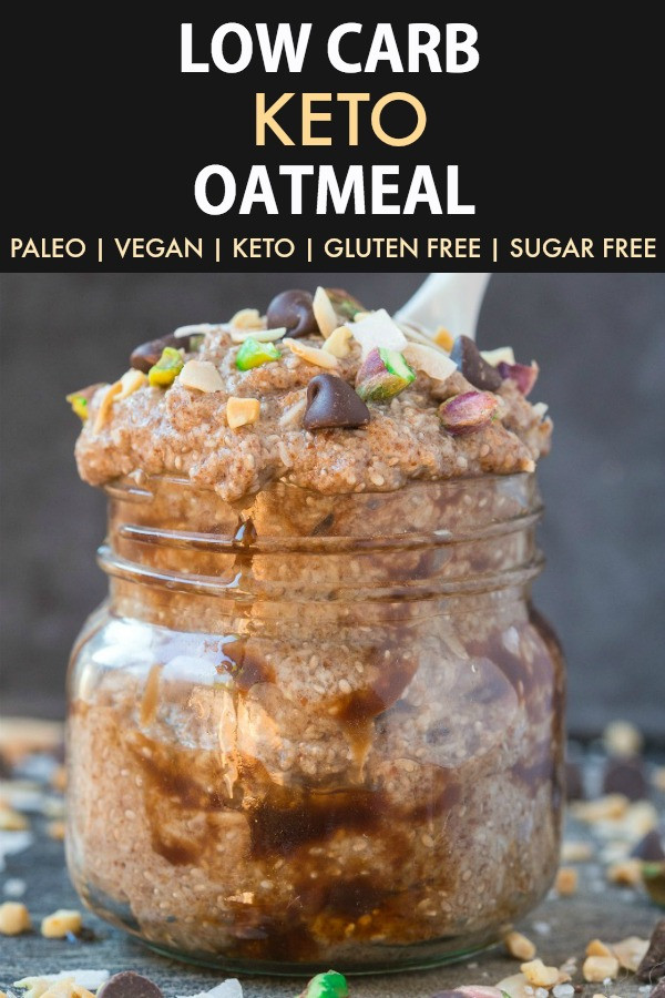 Low Carb Overnight Oats
 Low Carb Keto Overnight Oatmeal Paleo Vegan