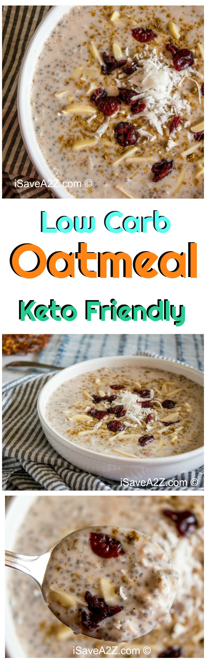 Low Carb Overnight Oats
 Low Carb Overnight Chia Oatmeal iSaveA2Z