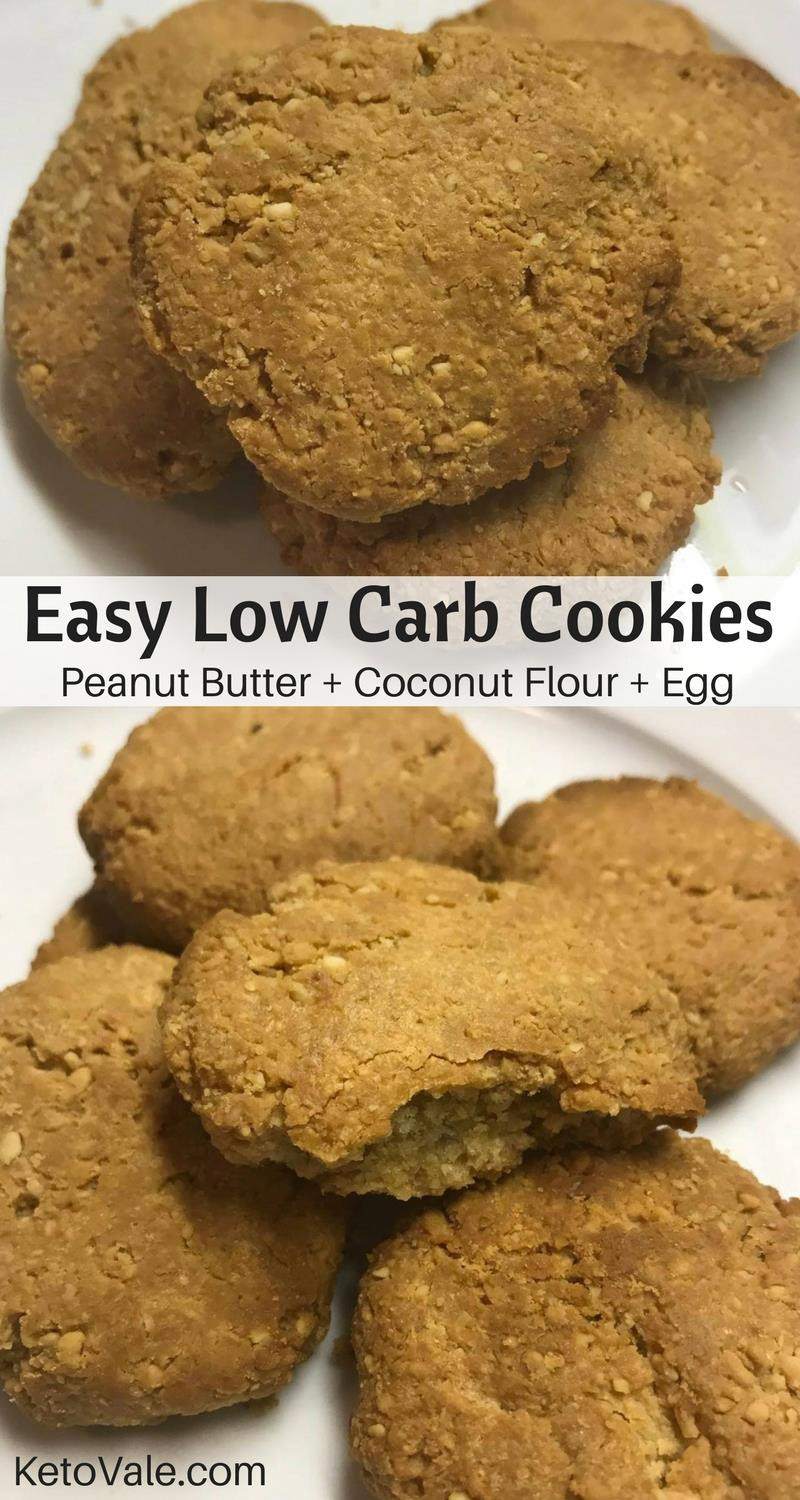 Low Carb Peanut Butter Cookies Coconut Flour
 low carb peanut butter cookies coconut flour