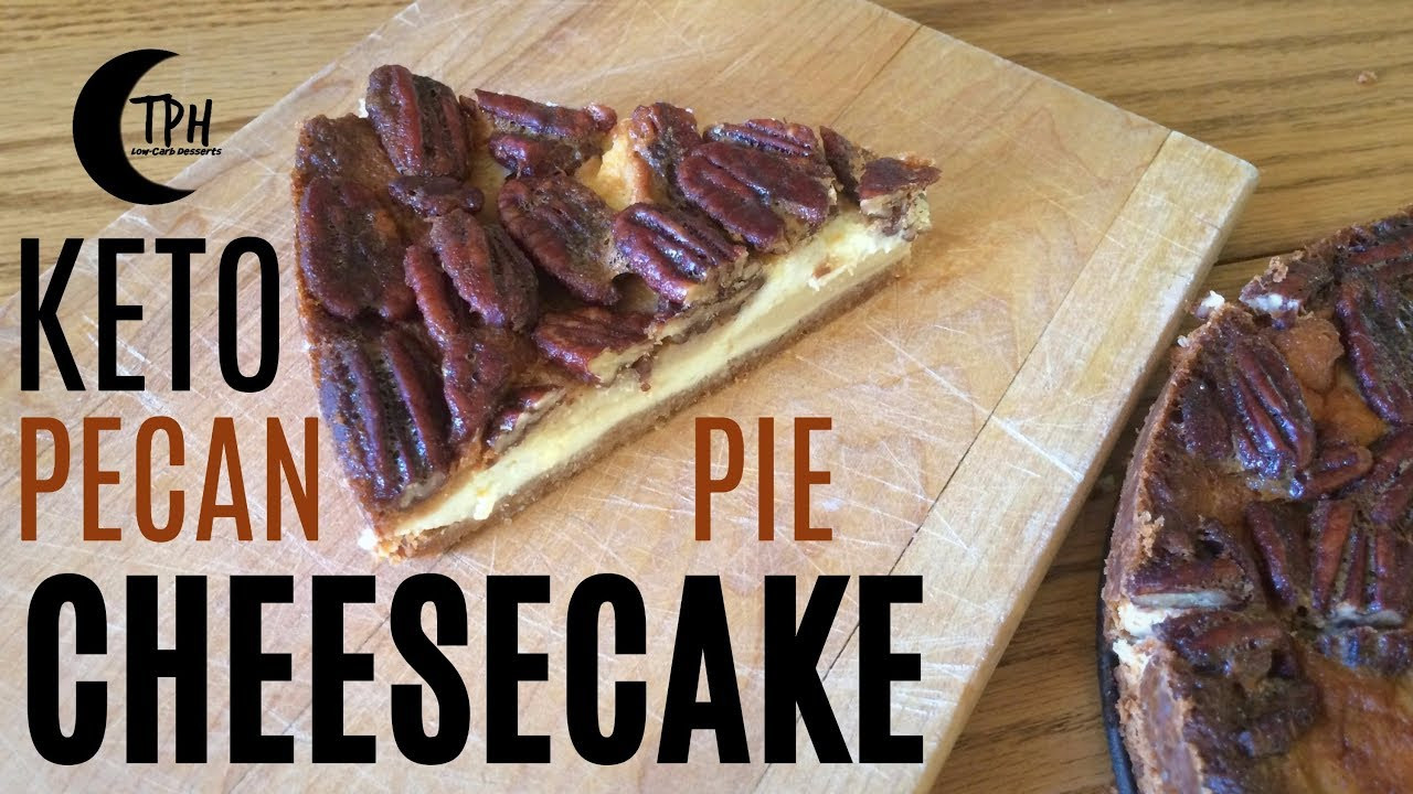 Low Carb Pecan Pie Cheesecake
 Keto Pecan Pie Cheesecake
