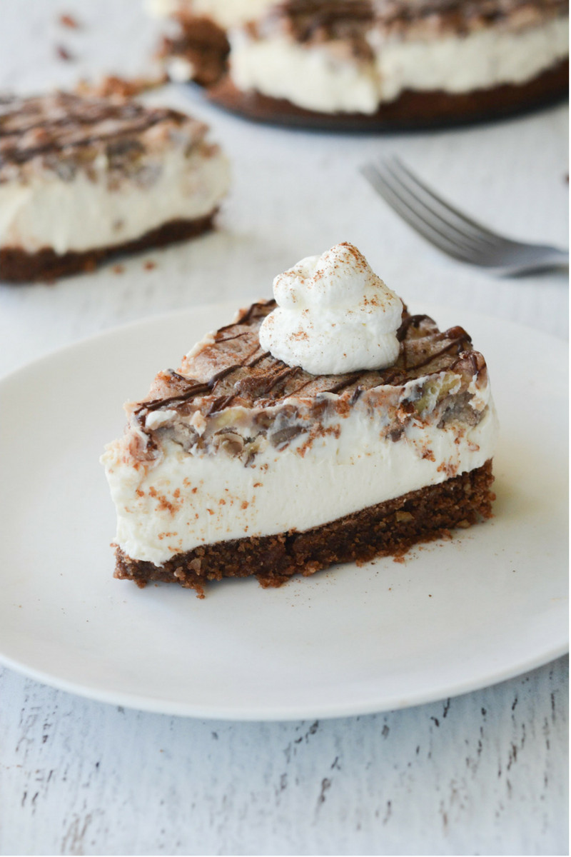 Low Carb Pecan Pie Cheesecake
 Keto Pecan Pie Cheesecake Hey Keto Mama