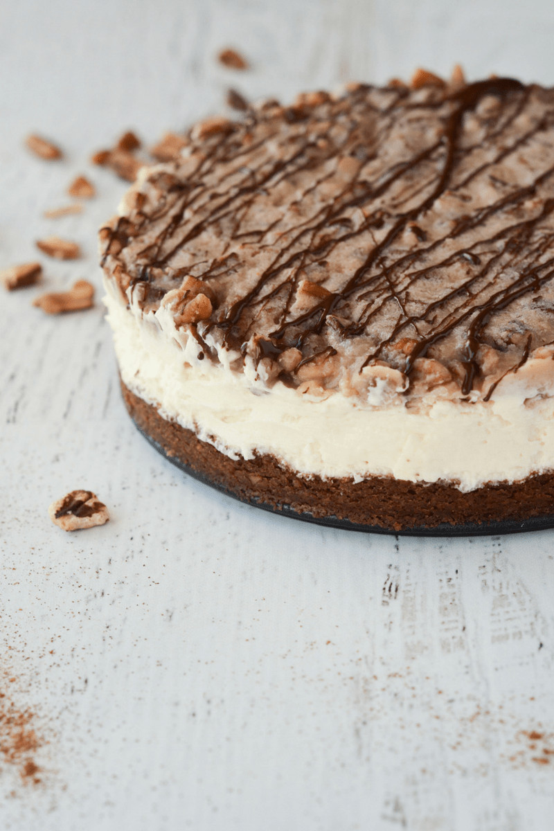 Low Carb Pecan Pie Cheesecake
 Keto Pecan Pie Cheesecake Hey Keto Mama