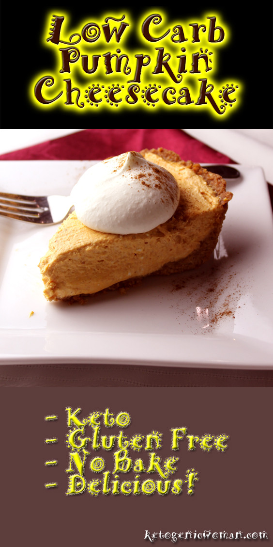 Low Carb Pumpkin Dessert Recipes
 Low Carb Pumpkin Cheesecake Recipe Ketogenic Woman