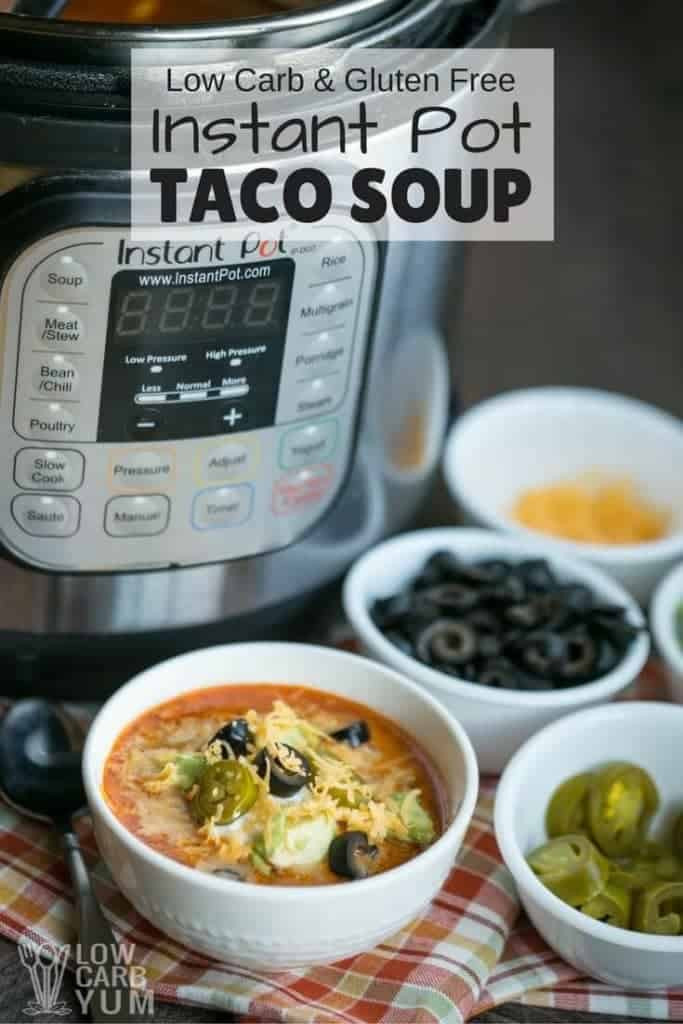 Low Carb Recipes For Instant Pot
 Instant Pot Low Carb Taco Soup with Cream Cheese