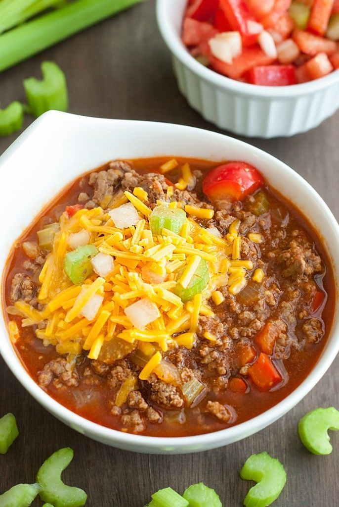 Low Carb Recipes Pinterest
 Low Carb Chili Recipe