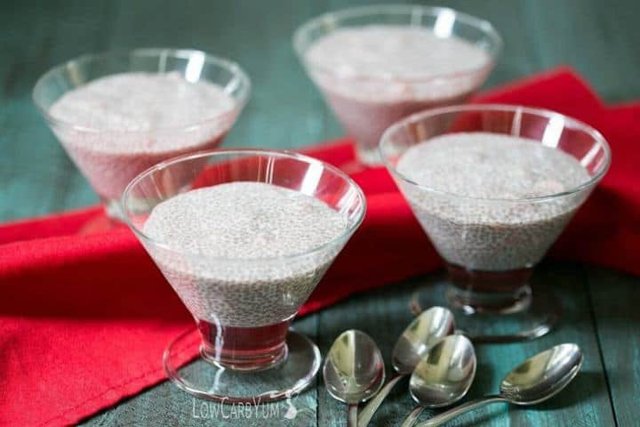 Low Carb Recipes With Almond Milk
 Strawberry Almond Milk Chia Pudding