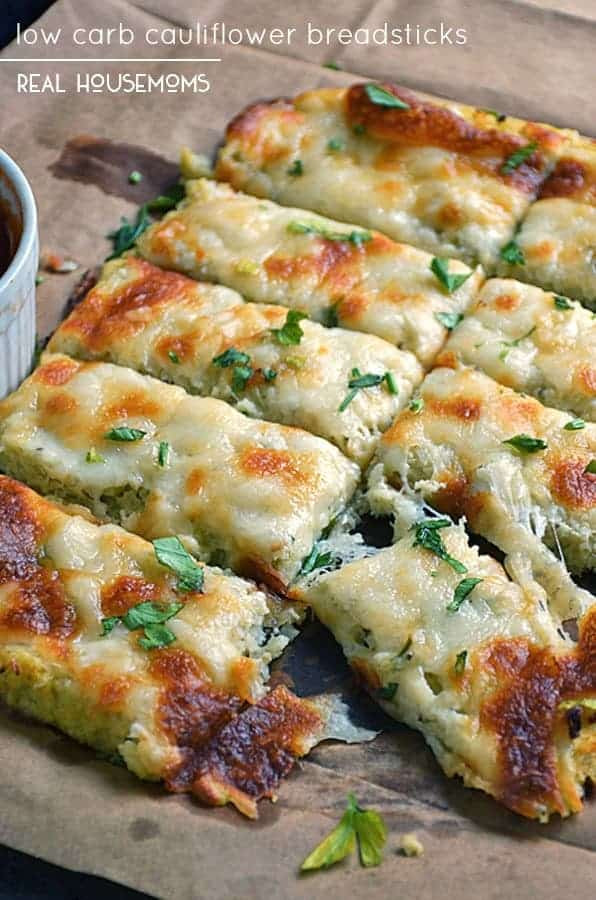 Low Carb Recipes With Cauliflower
 Low Carb Cauliflower Breadsticks Low Carb Recipes VIDEO