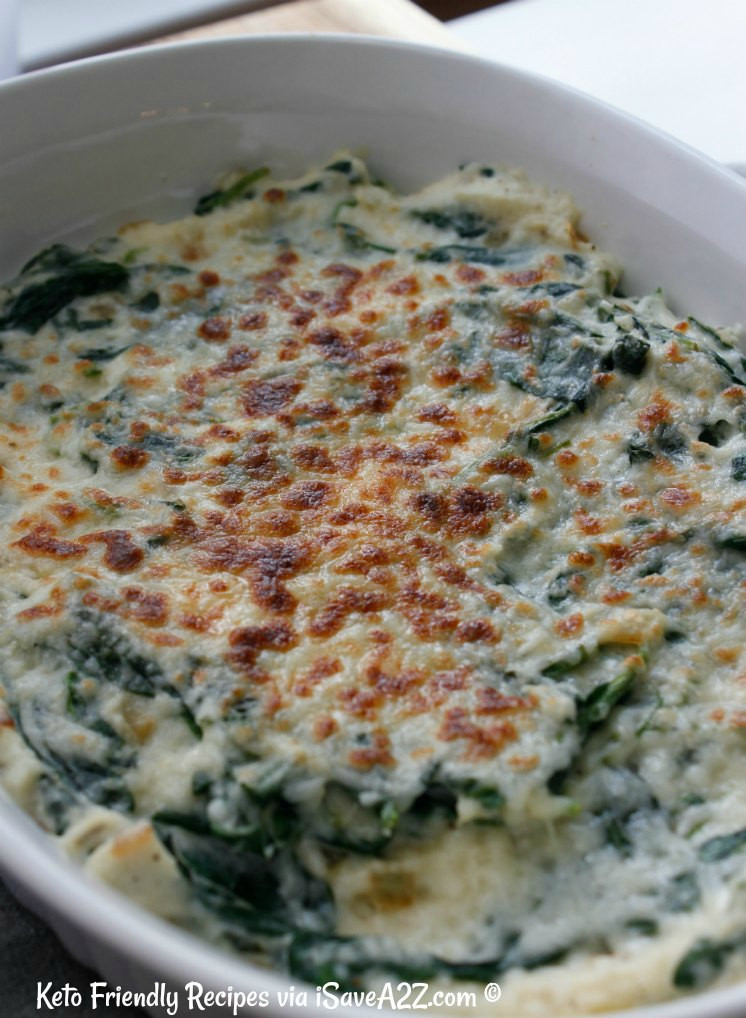Low Carb Recipes With Cauliflower
 Low Carb Cauliflower Creamed Spinach Recipe iSaveA2Z