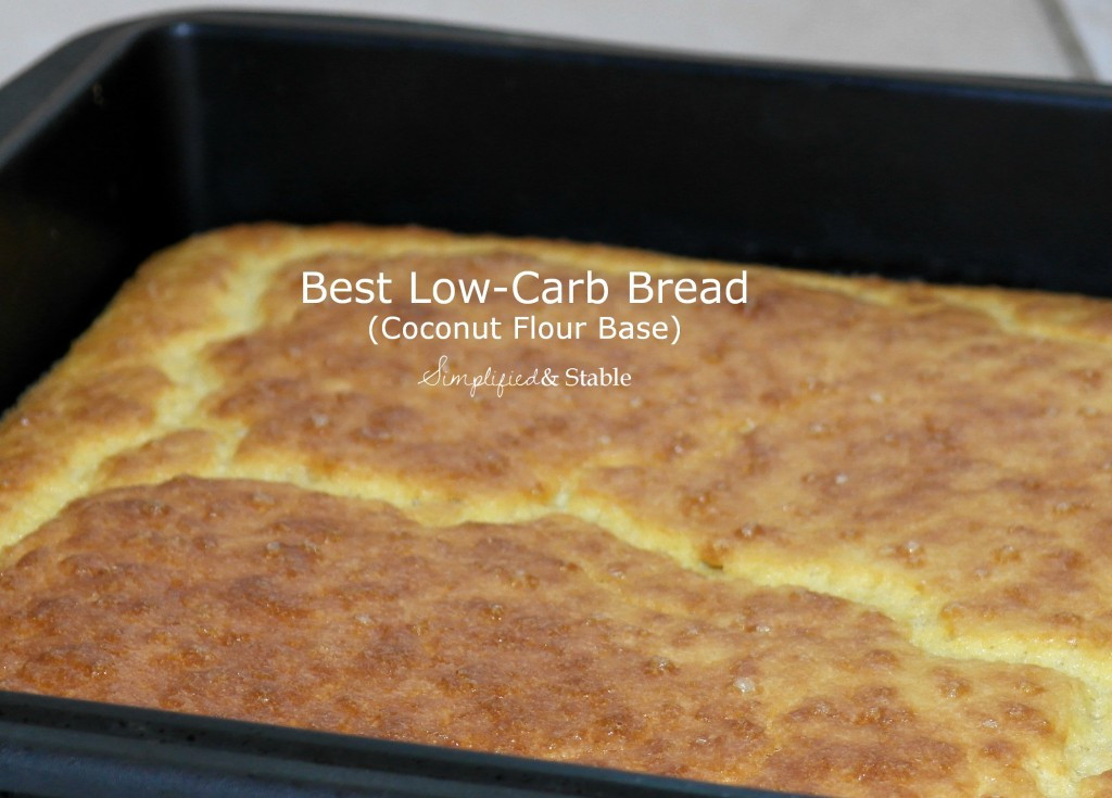Low Carb Recipes With Coconut Flour
 low carb coconut flour bread