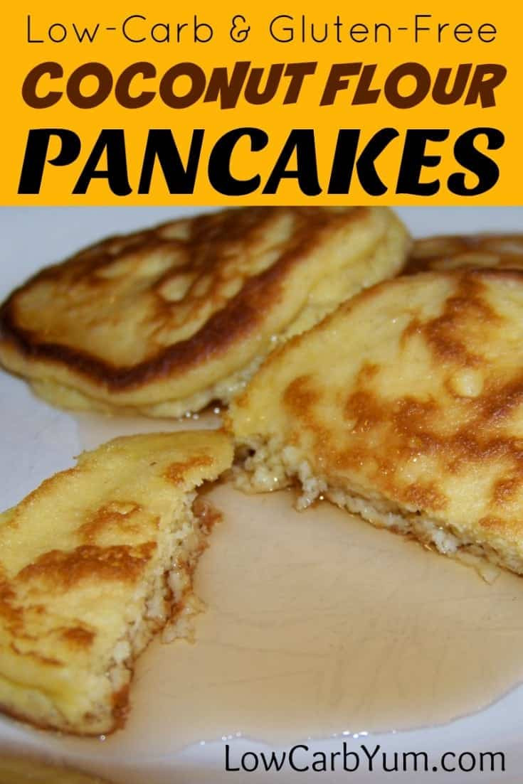 Low Carb Recipes With Coconut Flour
 low carb gluten free coconut flour pancakes recipe cover