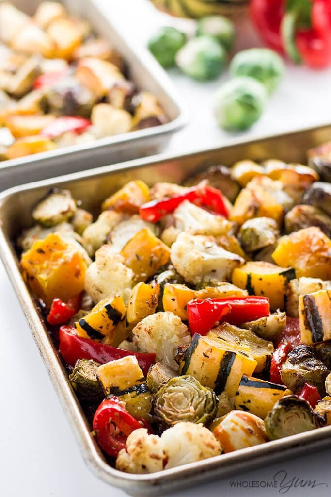 Low Carb Roasted Vegetables
 Easy Truffle Roasted Low Carb Veggies Paleo Gluten free