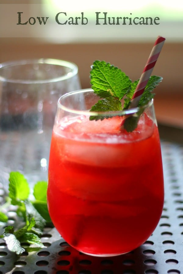 Low Carb Rum Drinks
 Low Carb Hurricane Cocktail lowcarb ology