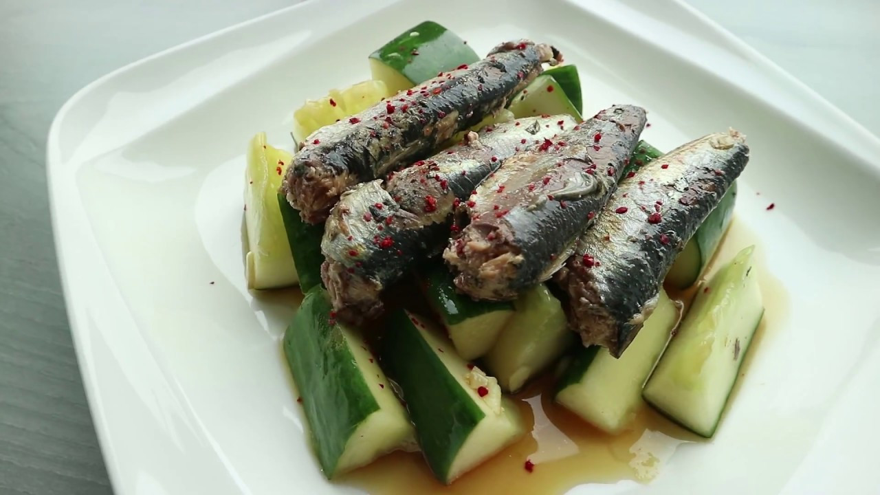 Low Carb Sardine Recipes
 FRESH CUCUMBER SARDINE SALAD HEALTHY LOW CARB KETO