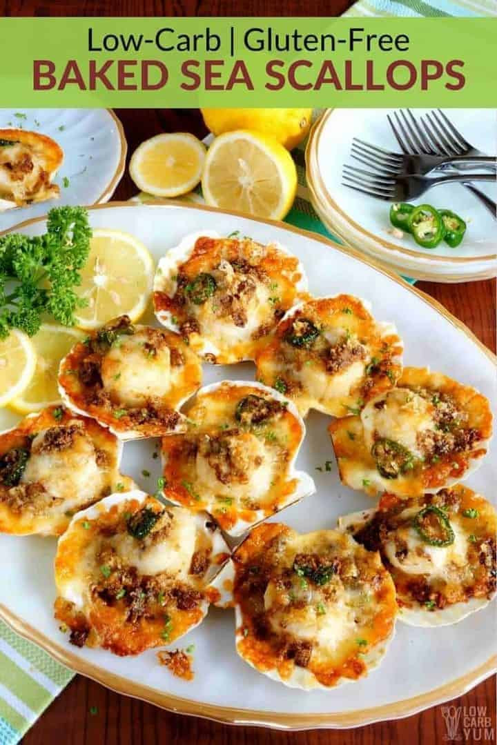 Low Carb Scallop Recipes
 Baked Sea Scallops with Crispy Gluten Free Topping