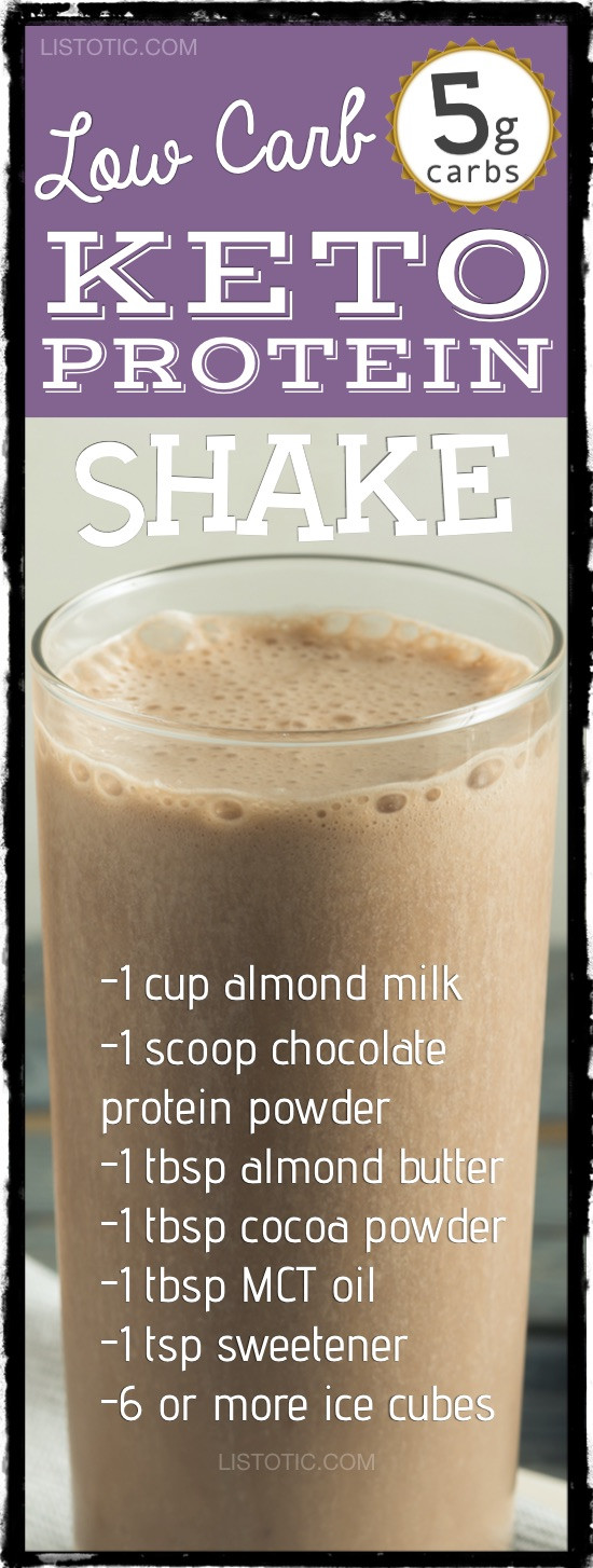Low Carb Shake Recipes
 Low Carb Chocolate Almond Protein Shake Plus 9 More Keto