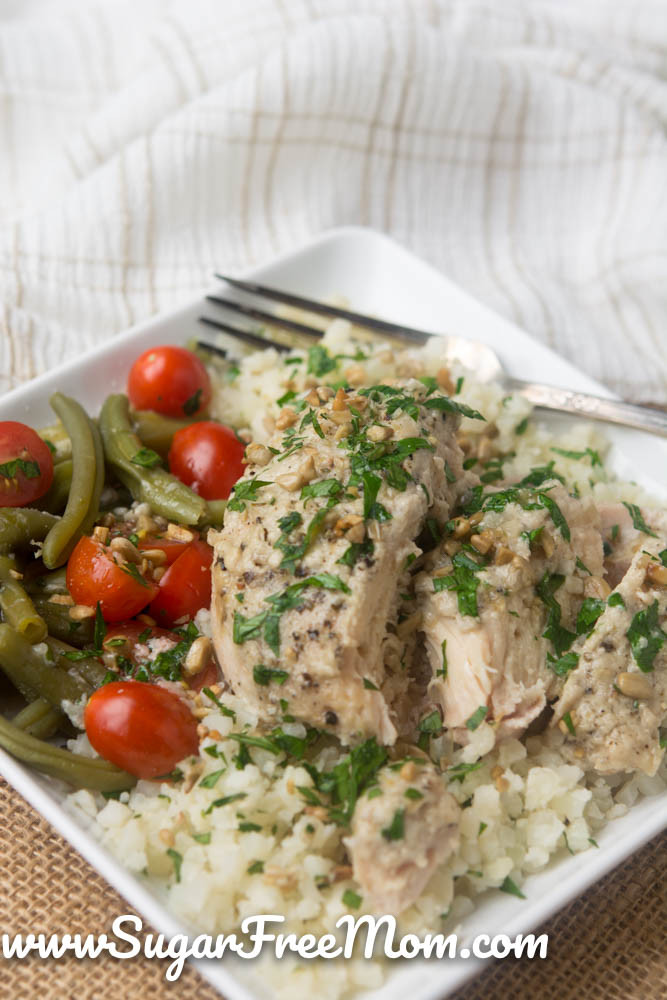 Low Carb Slow Cooker Chicken Recipes
 Slow Cooker Tahini Chicken Thighs Low Carb and Gluten Free
