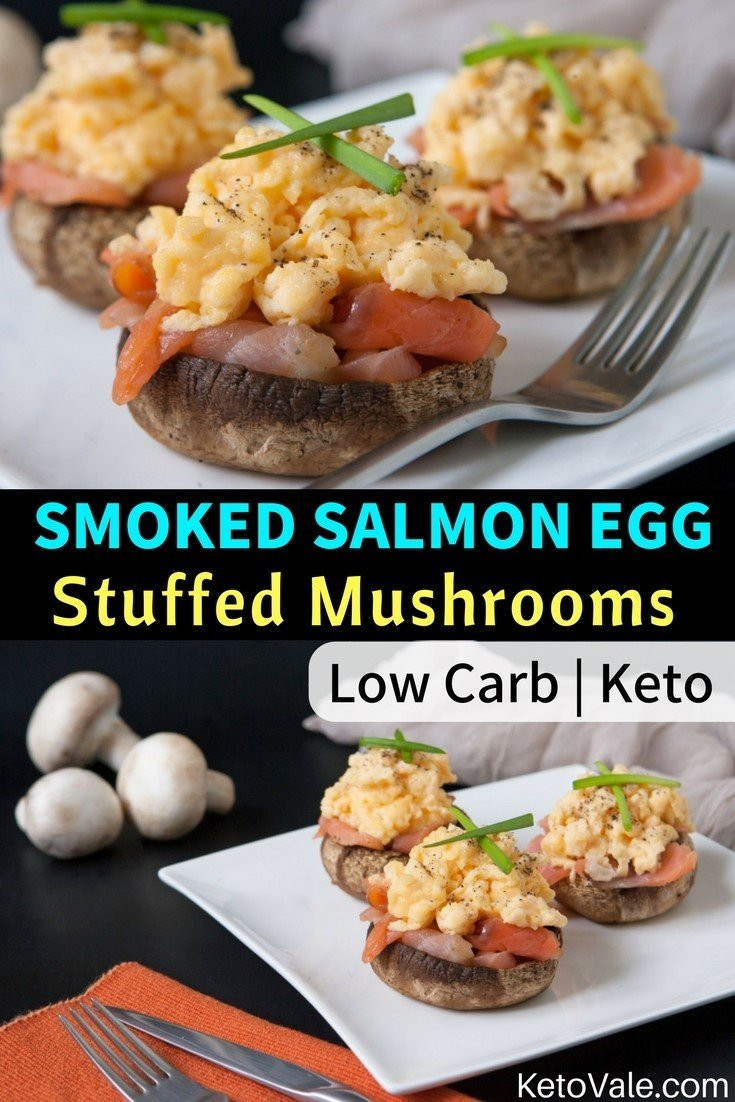Low Carb Smoked Salmon Recipes
 Smoked Salmon Egg Stuffed Mushroom Low Carb Recipe