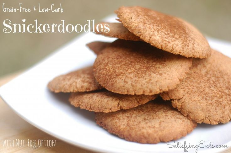 Low Carb Snickerdoodles
 Grain Free & Low Carb Snickerdoodles