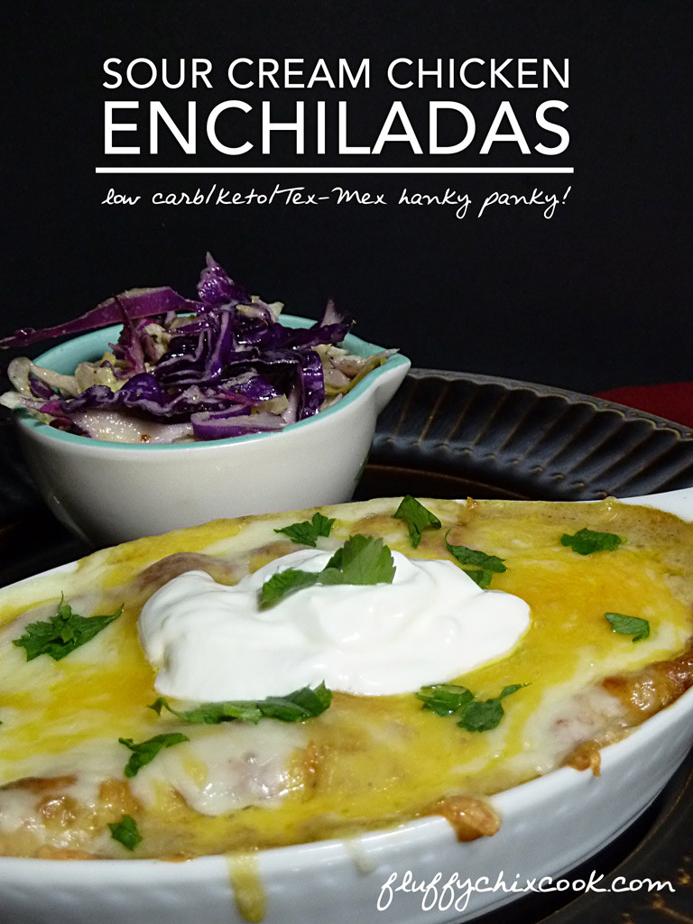 Low Carb Sour Cream Recipes
 Sour Cream Enchiladas – A Low Carb Keto and Gluten Free