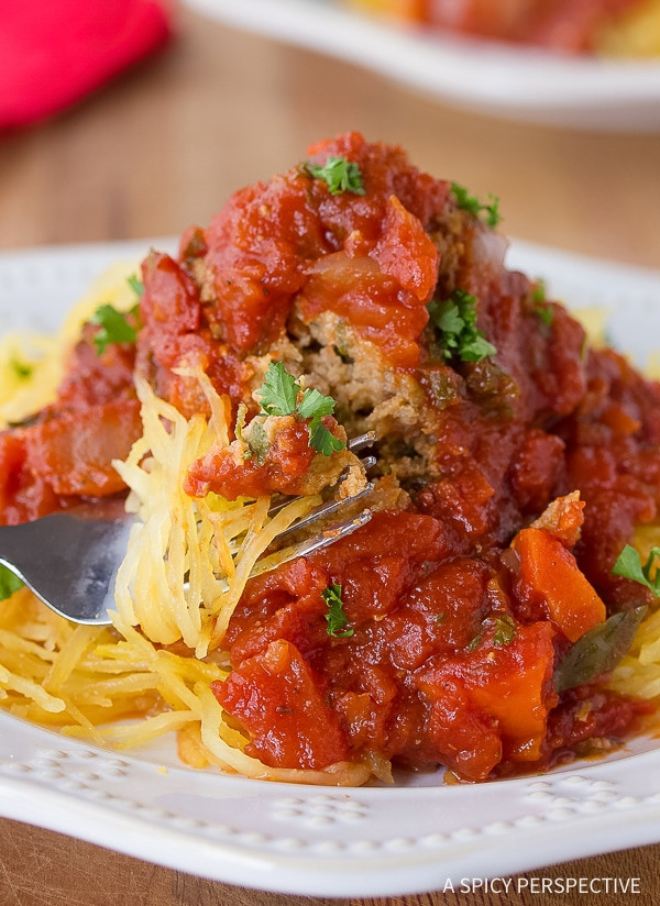 Low Carb Spaghetti Sauce Recipe
 Low Carb Spaghetti and Meatballs A Spicy Perspective