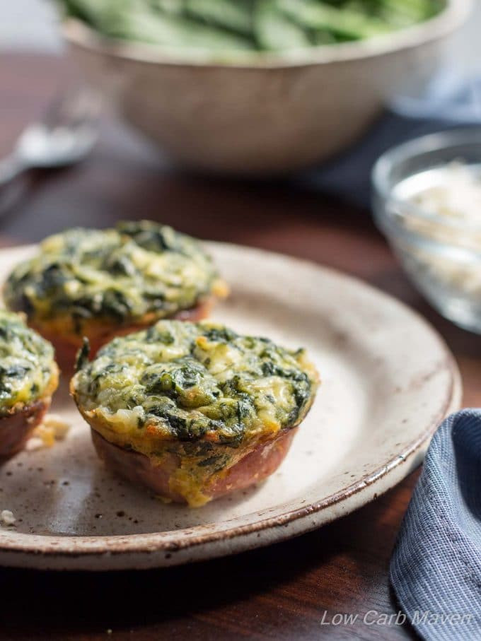 Low Carb Spinach Recipes
 low carb spinach quiche muffins