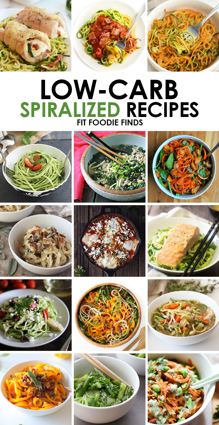 Low Carb Spiralizer Recipes
 Low Carb Spiralized Recipes Fit Foo Finds
