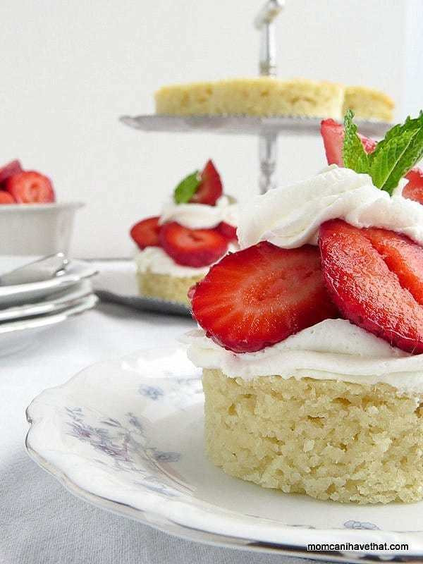 Low Carb Strawberry Shortcake
 Low Carb Strawberry Almond Shortcake – cake version