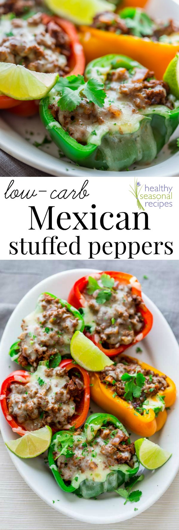 Low Carb Stuffed Bell Peppers
 low carb mexican stuffed peppers Healthy Seasonal Recipes