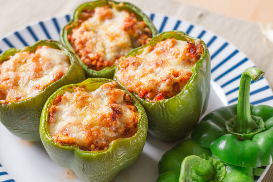 Low Carb Stuffed Peppers Recipe With Ground Beef
 Low Carb Stuffed Bell Peppers Recipe Genius Kitchen