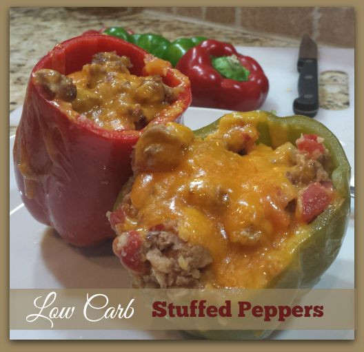 Low Carb Stuffed Peppers Recipe With Ground Beef
 The 25 best Low carb stuffed peppers ideas on Pinterest