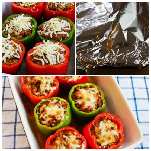 Low Carb Stuffed Peppers Recipe With Ground Beef
 Low Carb Stuffed Peppers with Italian Sausage Ground Beef