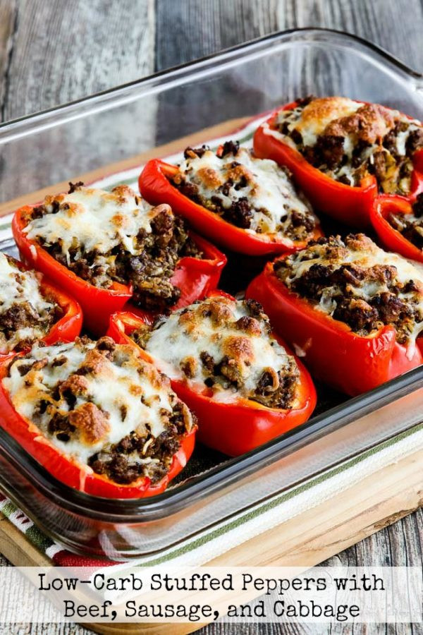 Low Carb Stuffed Peppers With Ground Turkey
 Ten Low Carb Stuffed Peppers Recipes Kalyn s Kitchen