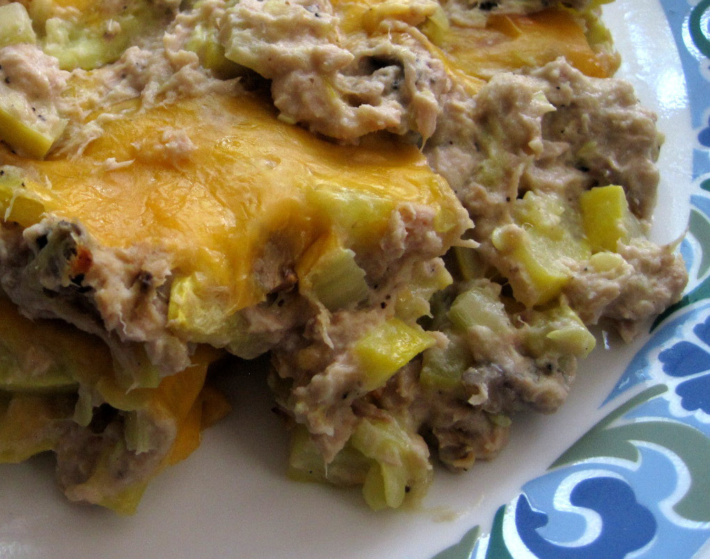 Low Carb Tuna Noodle Casserole
 Escape from Obesity Low Carb Tuna "Noodle" Casserole