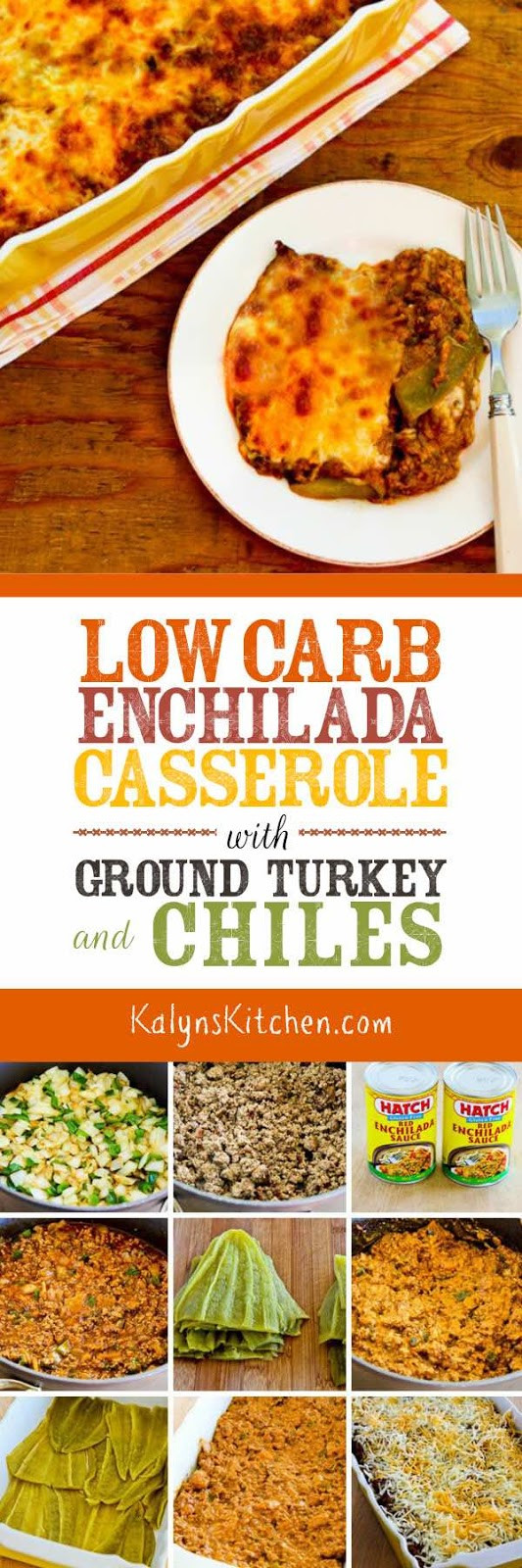 Low Carb Turkey Casserole
 Low Carb Enchilada Casserole with Ground Turkey and Chiles