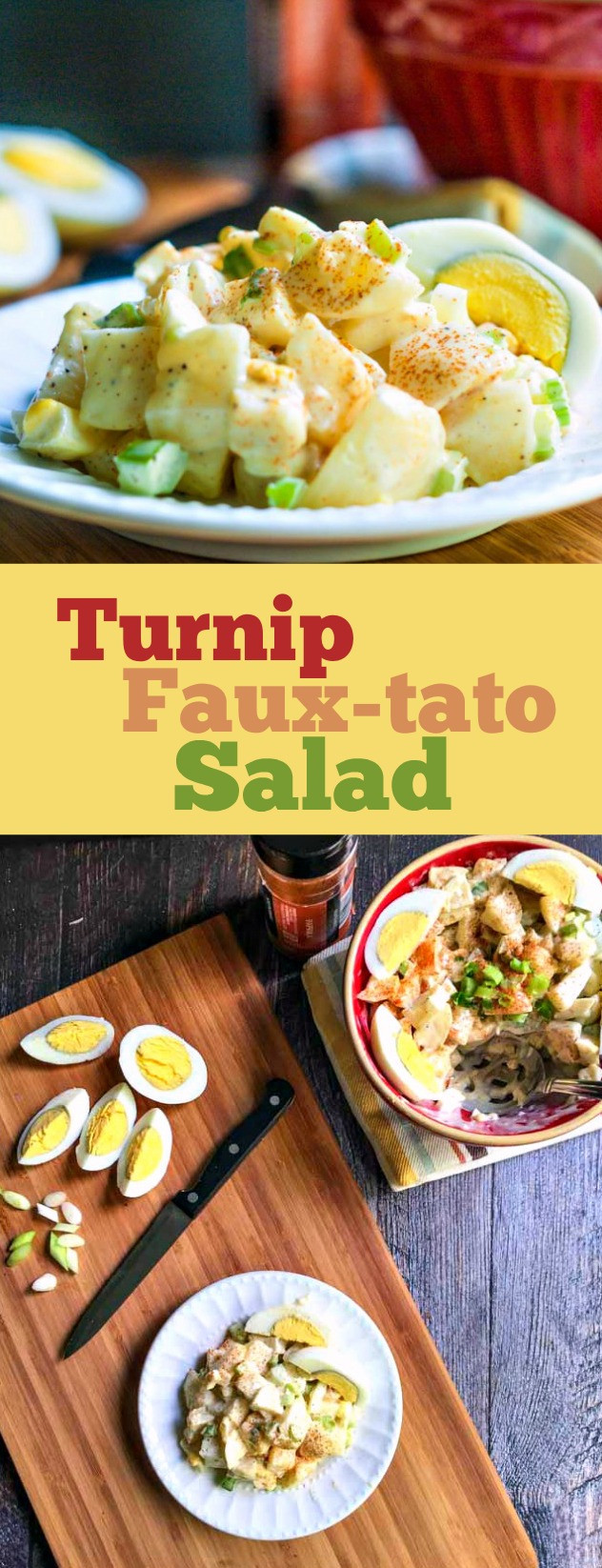 Low Carb Turnip Recipes
 Turnip Fauxtato Salad low carb