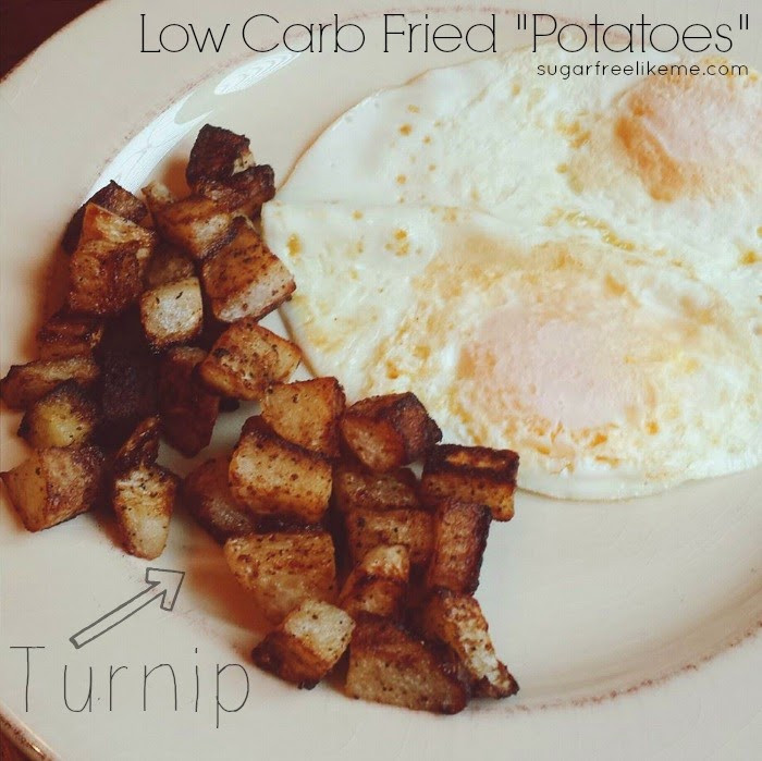 Low Carb Turnip Recipes
 Sugar Free Like Me Low Carb Fried Turnip "Potatoes"