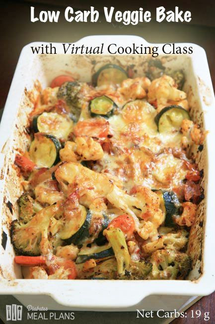 Low Carb Vegetables Recipes
 Low Carb Veggie Bake with Virtual Cooking Class
