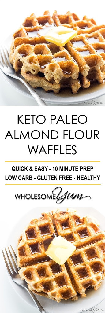 Low Carb Waffles Almond Flour
 almond flour waffles paleo