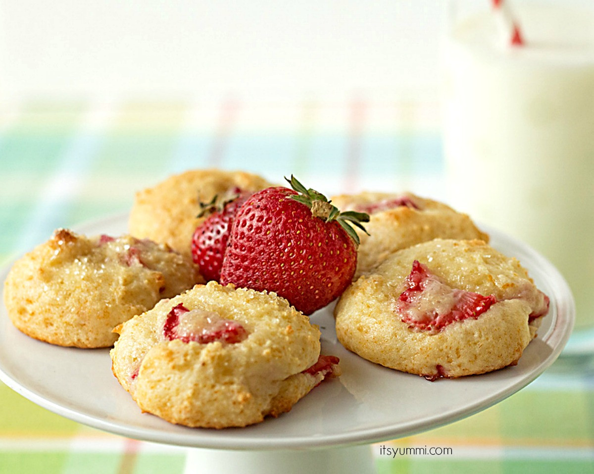 Low Cholesterol Desserts
 Strawberry Yogurt Cookies Healthier Desserts Recipe