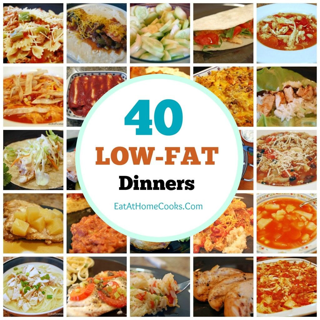 Low Cholesterol Food Recipes
 My Big Fat List of 40 Low Fat Recipes